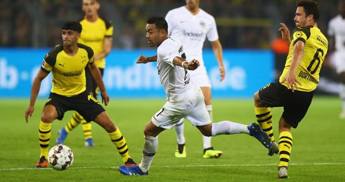 pronostico deportivo bundesliga alemania partido entre el Frankfurt vs Dortmund