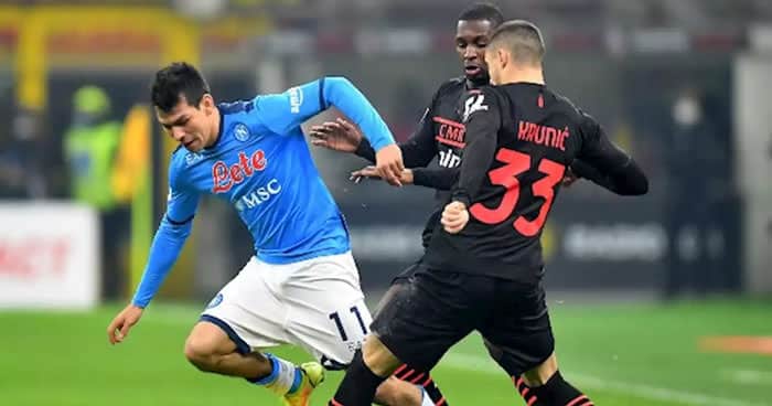06 de marzo. Pronóstico Napoli vs AC Milan - Serie A Italiana
