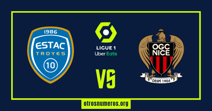 Pronóstico Troyes vs Niza, Ligue 1 Francia, 30/04/2023. Otrosnumeros