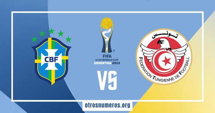 Pronóstico Brasil Sub-20 vs Túnez Sub-20, Mundial Sub-20, 31/05/2023