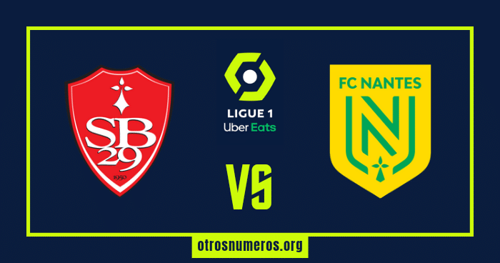 Pronóstico Brest vs Nantes, Ligue 1 Francia, 03/05/2023. Otrosnumeros
