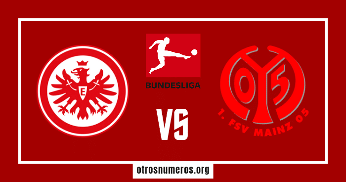 Pronóstico Frankfurt vs Mainz, Bundesliga, 13/05/2023. Otrosnumeros