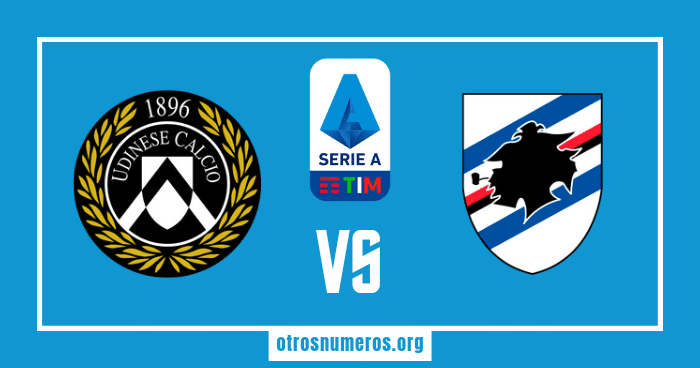 Pronóstico Udinese vs Sampdoria, Serie A, 8/05/2023. Otrosnumeros