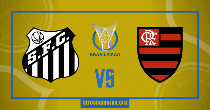 Pronóstico Santos vs Flamengo, Serie A Brasil, 25/06/2023. Otrosnumeros