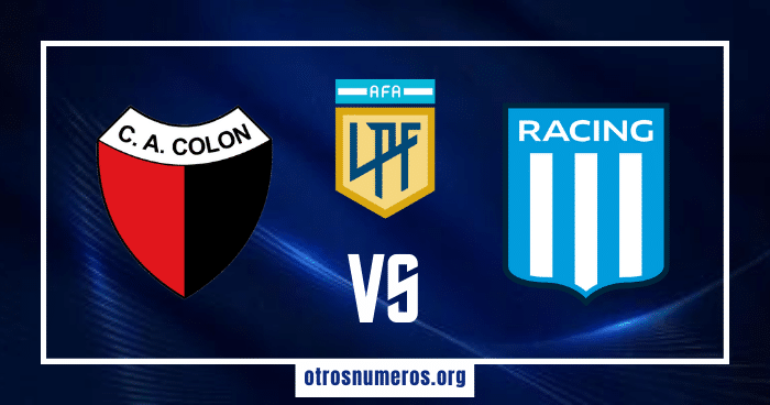 Pronóstico Colón vs Racing Club, Liga Profesional Argentina, 02/07/2023