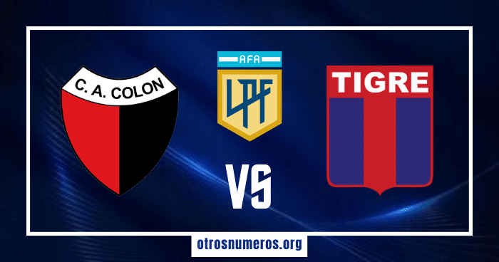 Pronóstico Colón vs Tigre, Liga Profesional, 25/07/2023