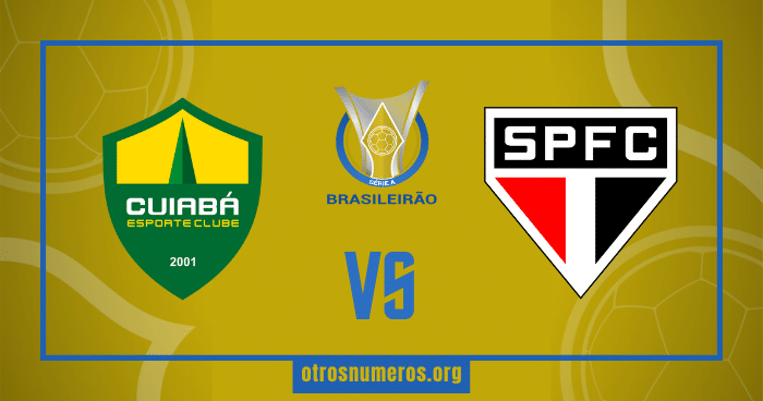 Pronóstico Cuiabá vs Sao Paulo, Serie A Brasil, 22/07/2023