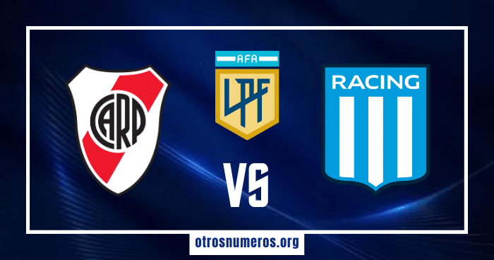 Pronóstico River Plate vs Racing Club, Liga Profesional, 28/07/2023